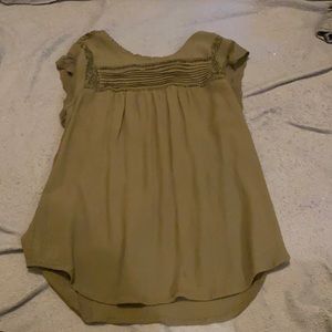 Olive green blouse